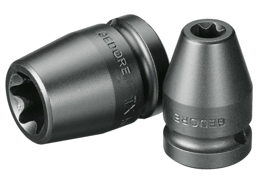 GEDORE 1/2" impact socket for external TX screws, catalogue image