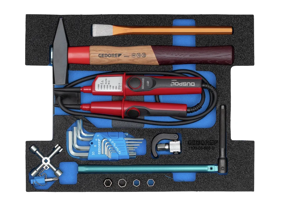 GEDORE SANITÄR tool assortment in GEDORE L-BOXX® 136, 44-piece, product image no. 2