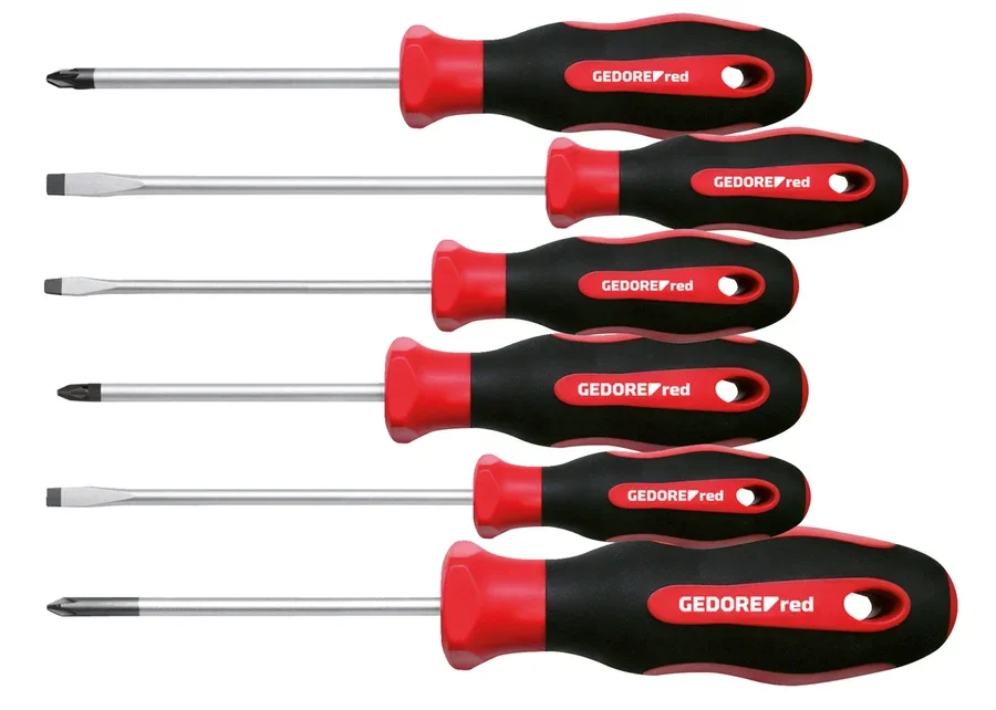 GEDOREred 6-piece screwdriver set, catalog image no. 2