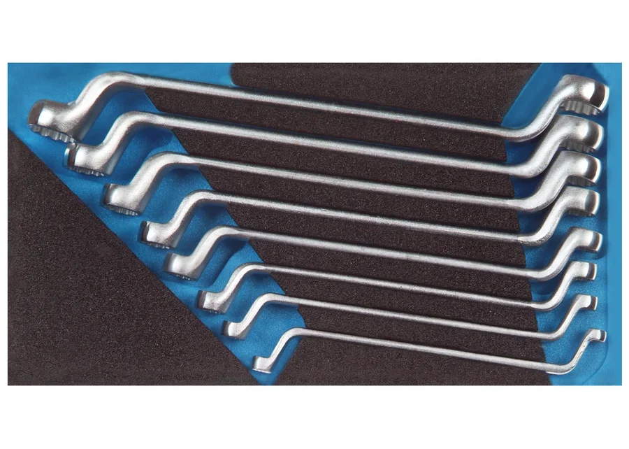 GEDORE double box-end wrench set in 1/3 Check-Tool module, catalogue image