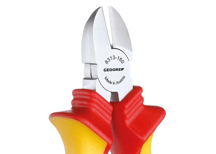 GEDORE VDE diagonal cutters with sleeve insulation, detail image