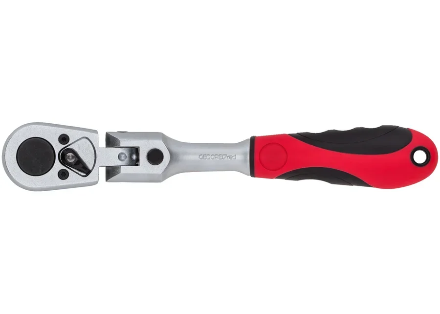 GEDOREred 1/4" 2K jointed reversible bit ratchet, catalog image