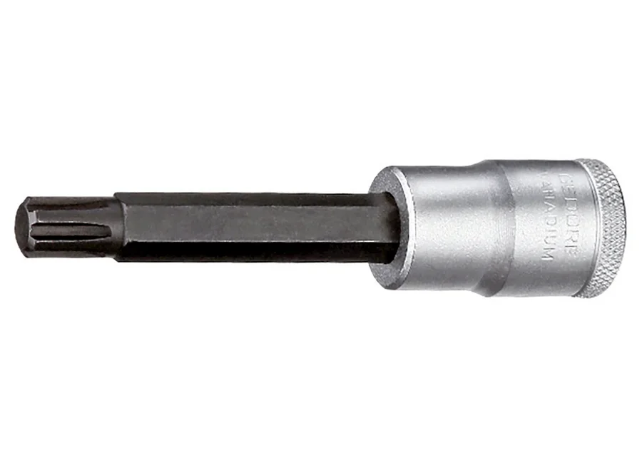 GEDORE 1/2" long screwdriver bit socket for internal wedge-profile screws RIBE®, catalogue image no. 2