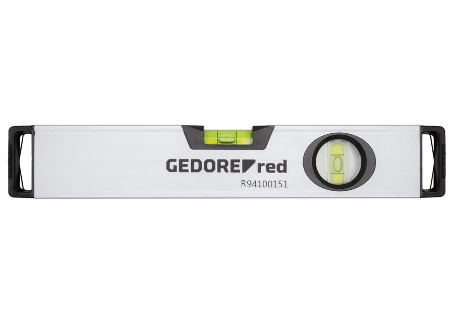 GEDOREred magnetic spirit level with movable vial, catalog image no. 1