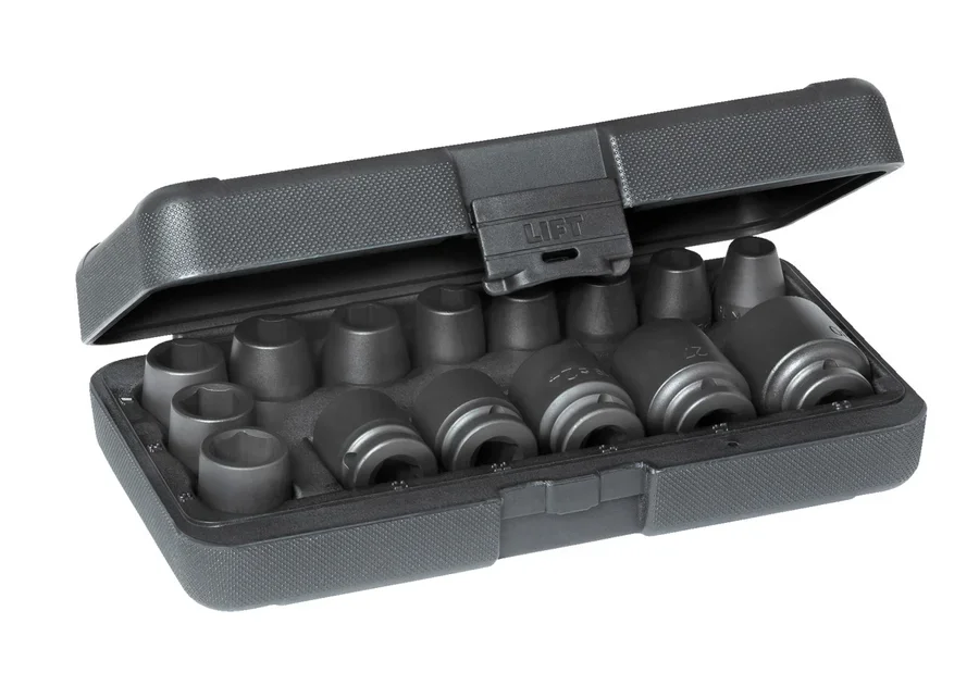 GEDORE 1/2" 15-piece impact socket set, product image no. 1