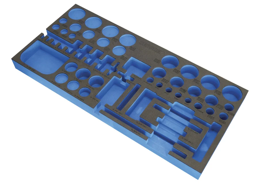 GEDORE Automotive foam insert, catalog image, angled view