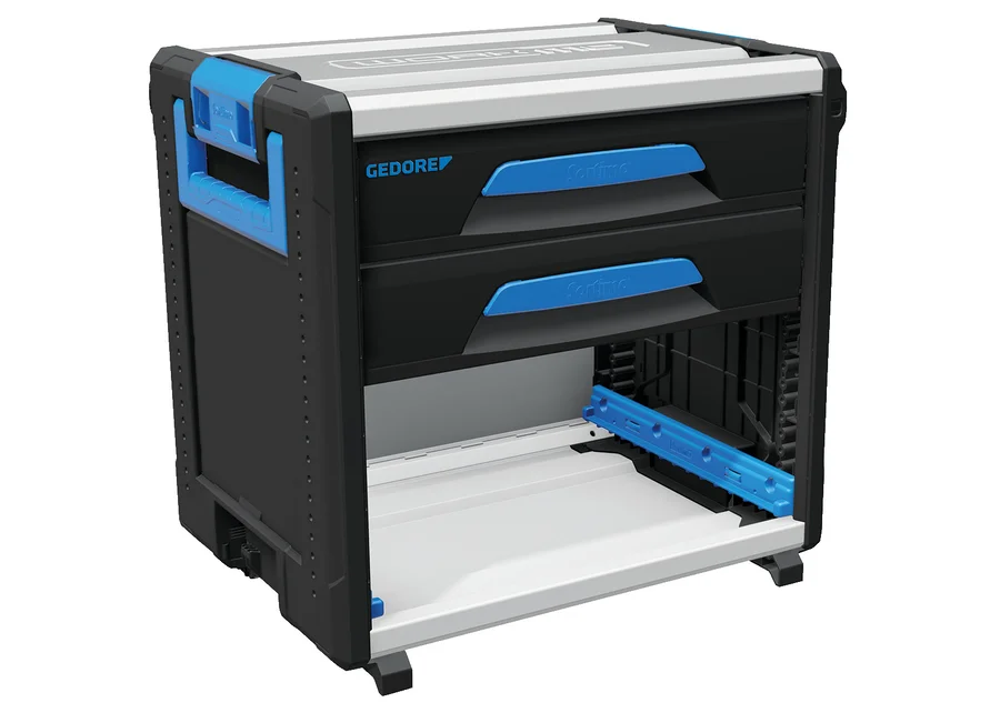 GEDORE WorkMo B2 tool box module with 2 H6 drawers, compartment for L-BOXX®, catalog image