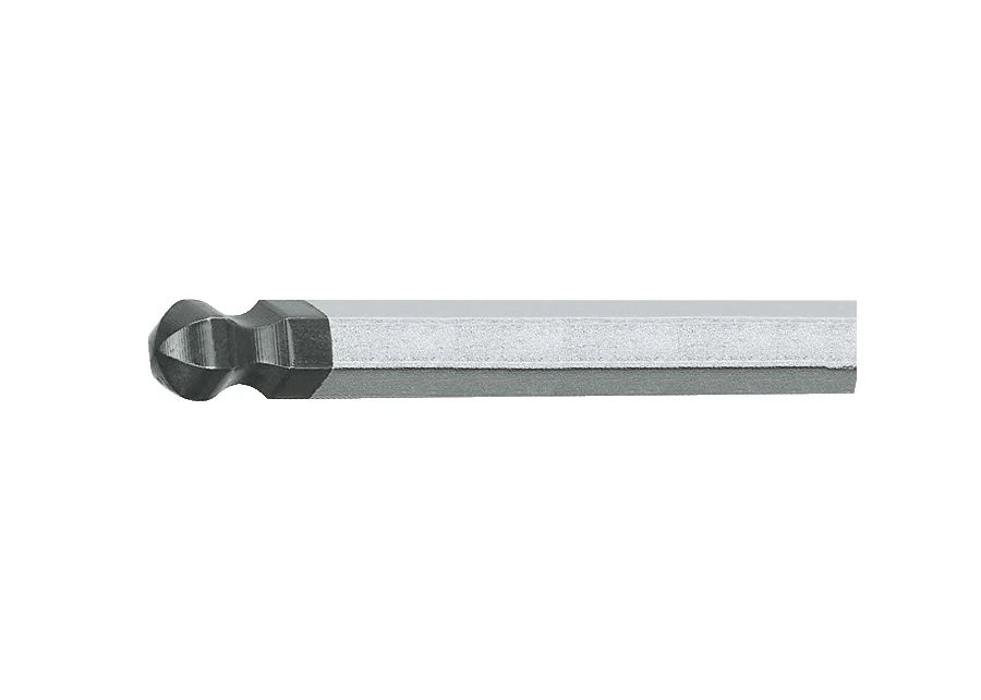 GEDORE extra-long angled screwdriver for hexagon socket screws, with ball head, detail image