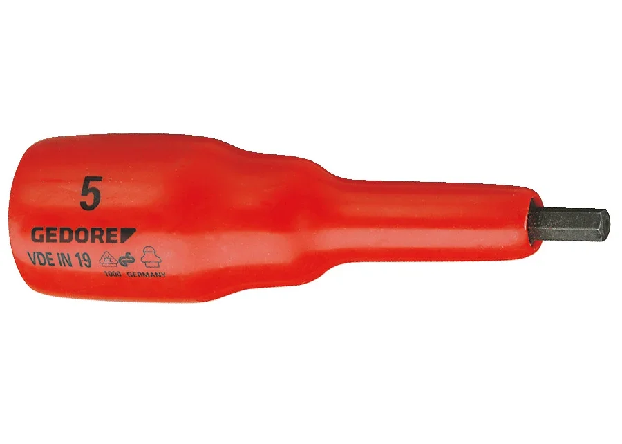 GEDORE 1/2" VDE screwdriver socket for hexagon socket screws, catalog image no. 1