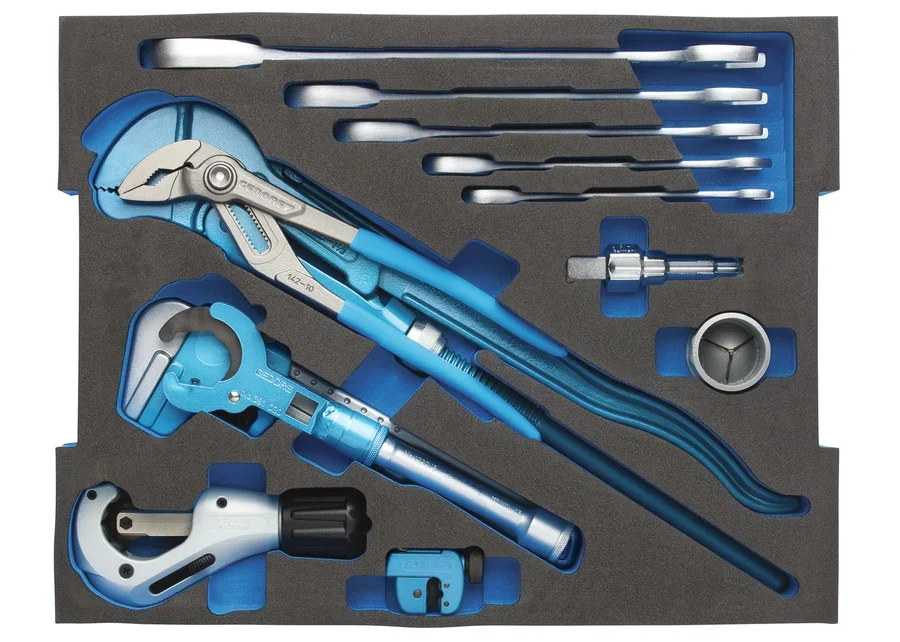 GEDORE plumbing assortment in 2/2 L-BOXX® 136 module, 13 pieces, catalogue image