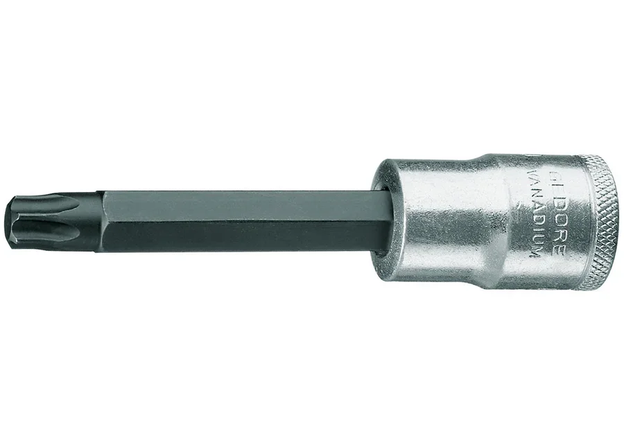 GEDORE 1/2" screwdriver bit socket for internal TX screws, catalogue image