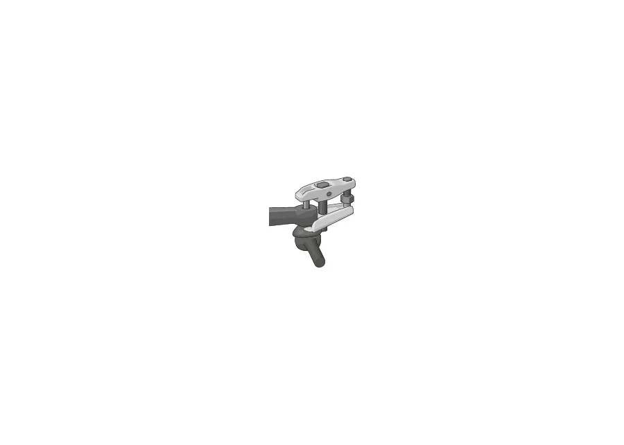 Extracteur universel de rotules GEDORE, image d'application