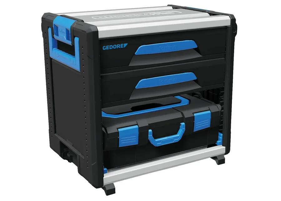 GEDORE WorkMo B2 tool box module with 2 H6 drawers, compartment for L-BOXX®, application image no. 2