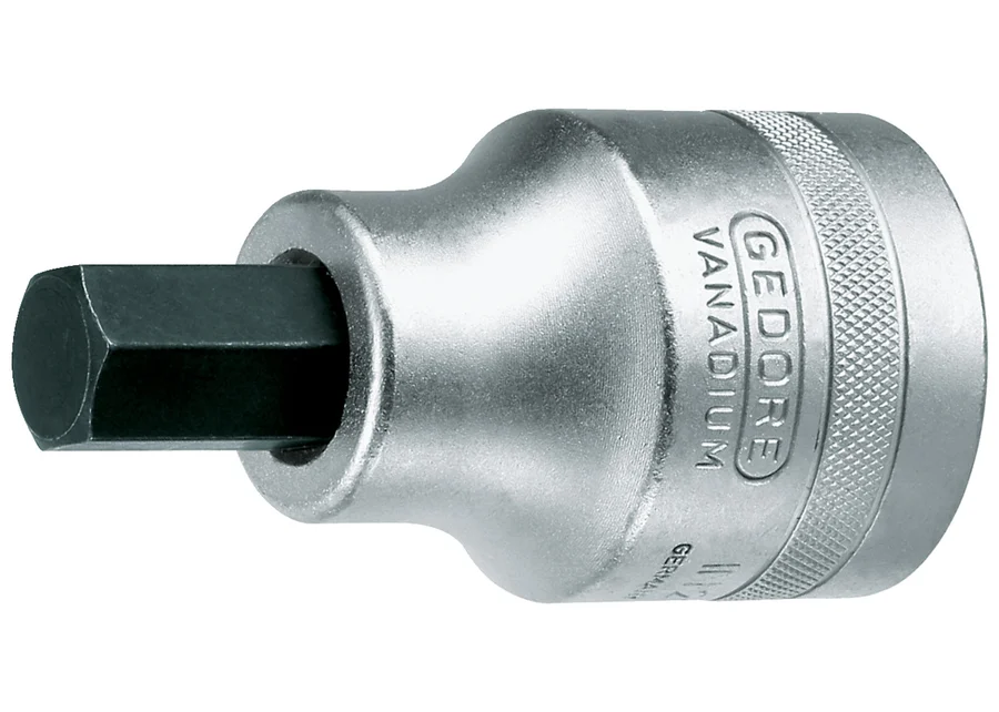 GEDORE 1" screwdriver bit socket for hexagon socket screws, catalog image no. 1