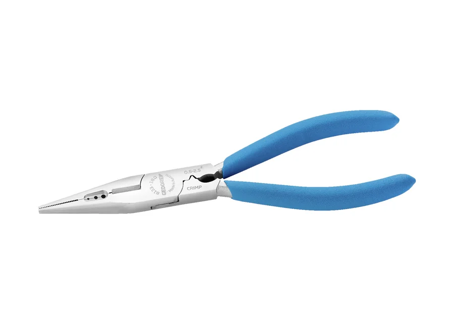 GEDORE straight multifunction pliers with cutter, serrated, product image no. 1