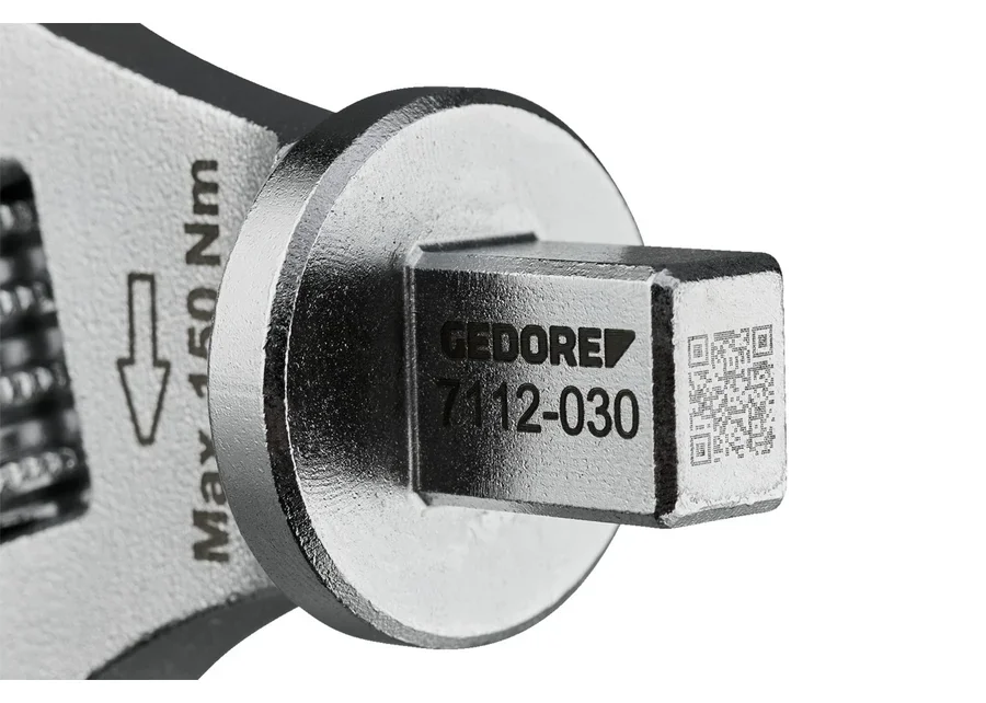 GEDORE 9x12 adjustable insert open-end wrench, detail image no. 2
