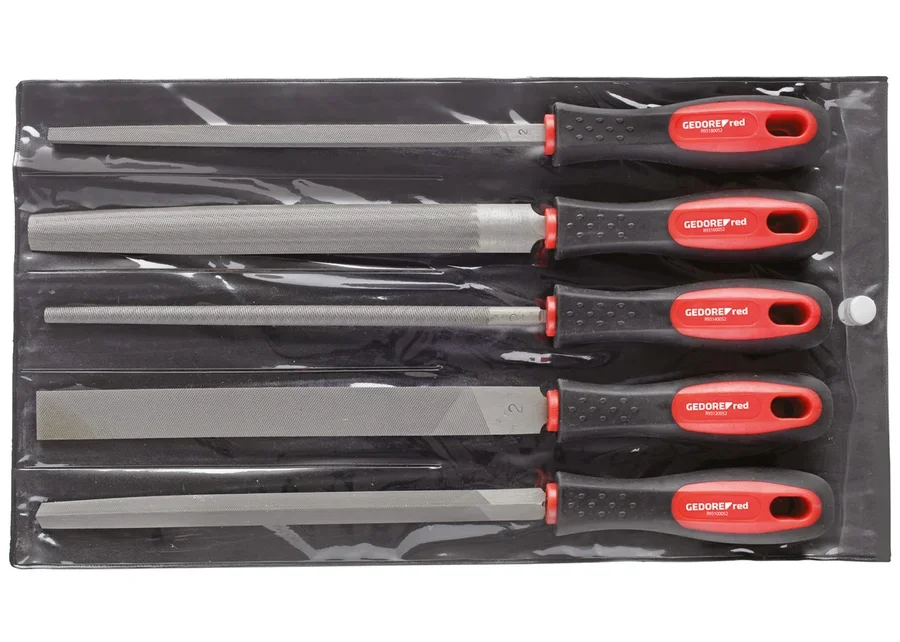 GEDOREred 5-piece file set, catalog image