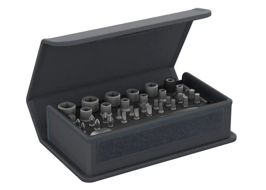 GEDORE Bit-Steckschlüssel-Satz mit Knarre 1/4" 35-teilig, Produktbild Nummer 1