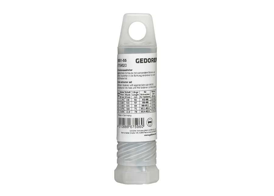 GEDORE screw extractor set, product image no. 2