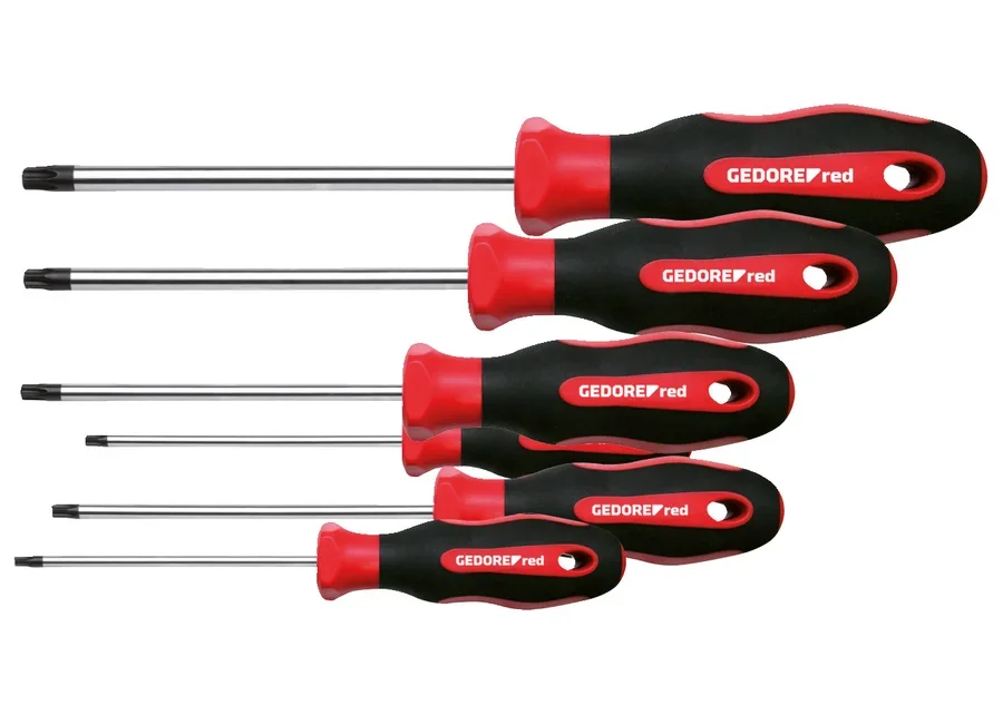 GEDOREred 6-piece TX screwdriver set, catalog image