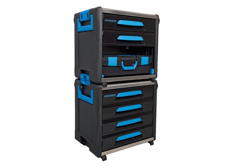 GEDORE WorkMo B2 tool box module, 4 drawers, H6, application image no. 2
