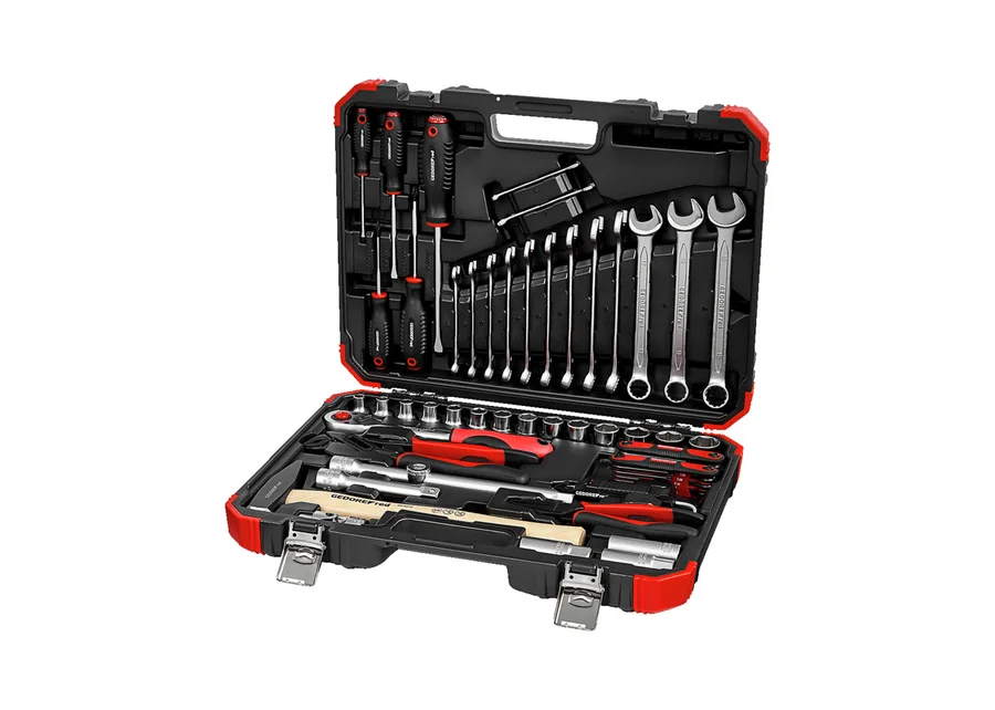 GEDOREred Steckschlüssel-Satz 1/2" Auto-Universal 61-teilig, Produktbild Nummer 3