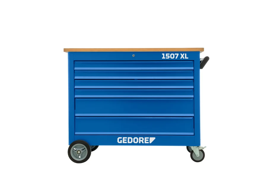 GEDORE rolling workbench with extra-wide drawers, catalog image