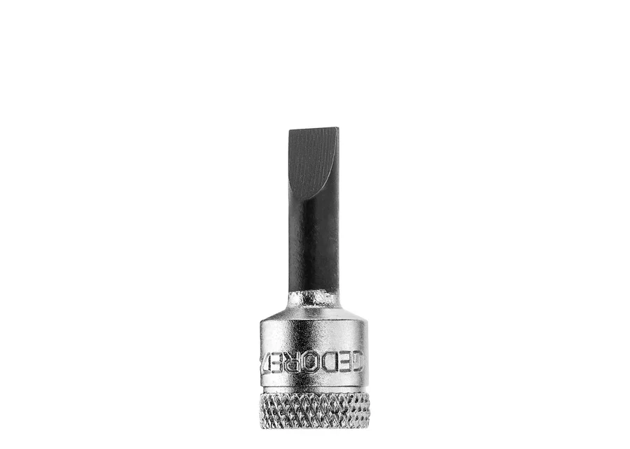 GEDORE 1/4" screwdriver bit socket for slotted screws, catalogue image
