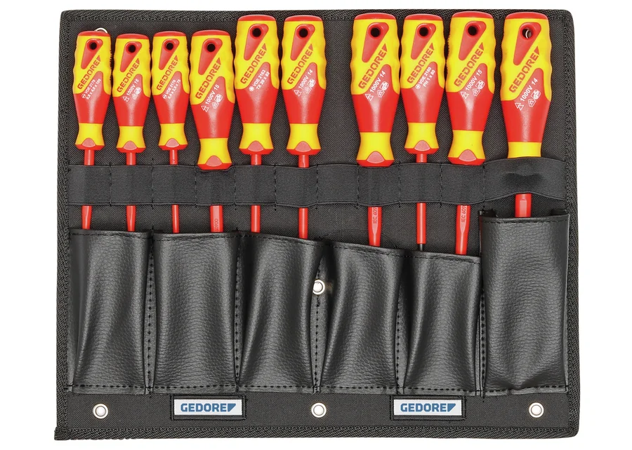 GEDORE HYBRID VDE tool assortment + extension, 63-piece, detail image