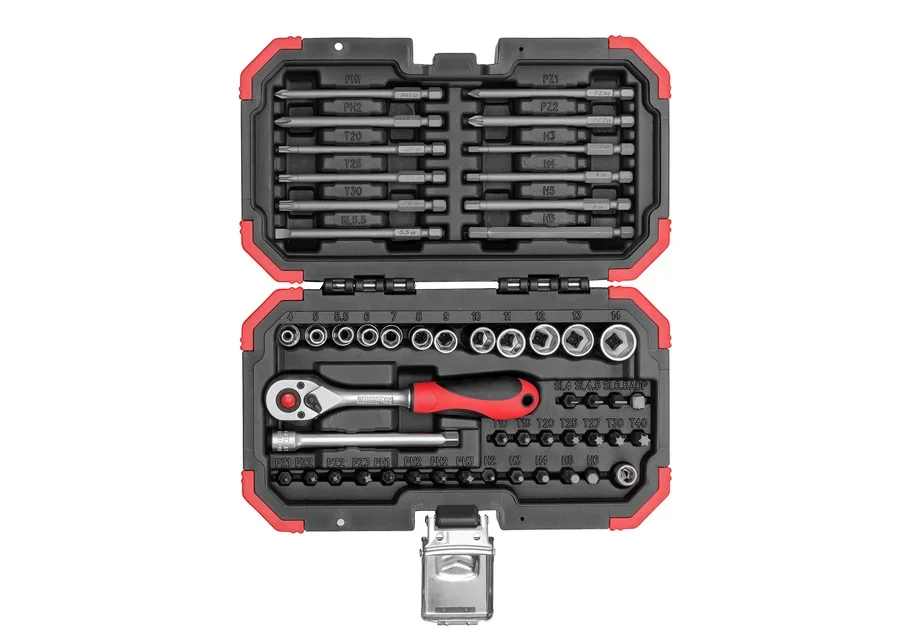 GEDOREred 51-piece 1/4" bit set, catalog image