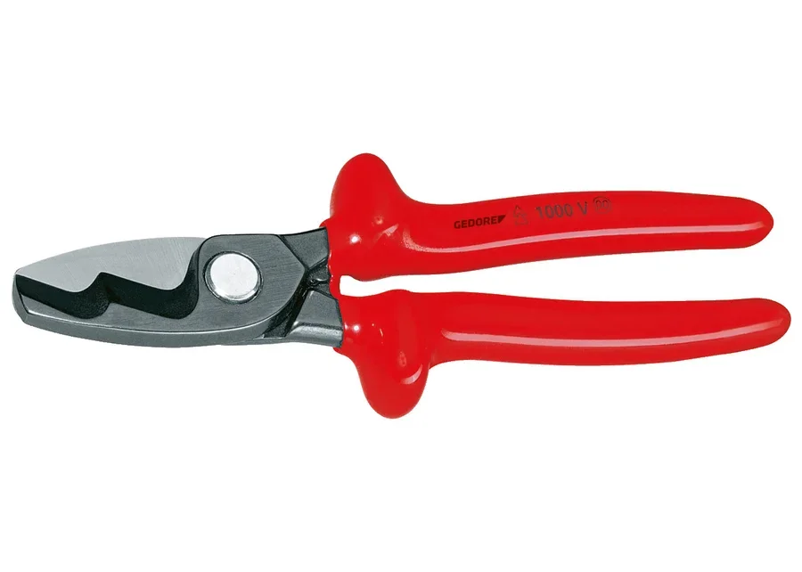 GEDORE VDE cable shears with dipped insulation, catalogue image