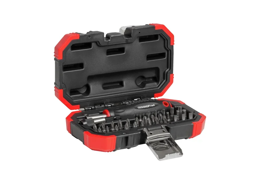 GEDOREred Bit-Satz 1/4" 32-teilig, Produktbild Nummer 1