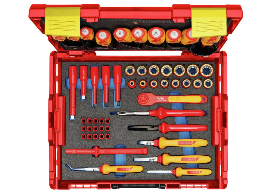 GEDORE HYBRID 53-piece VDE tool assortment, catalog image