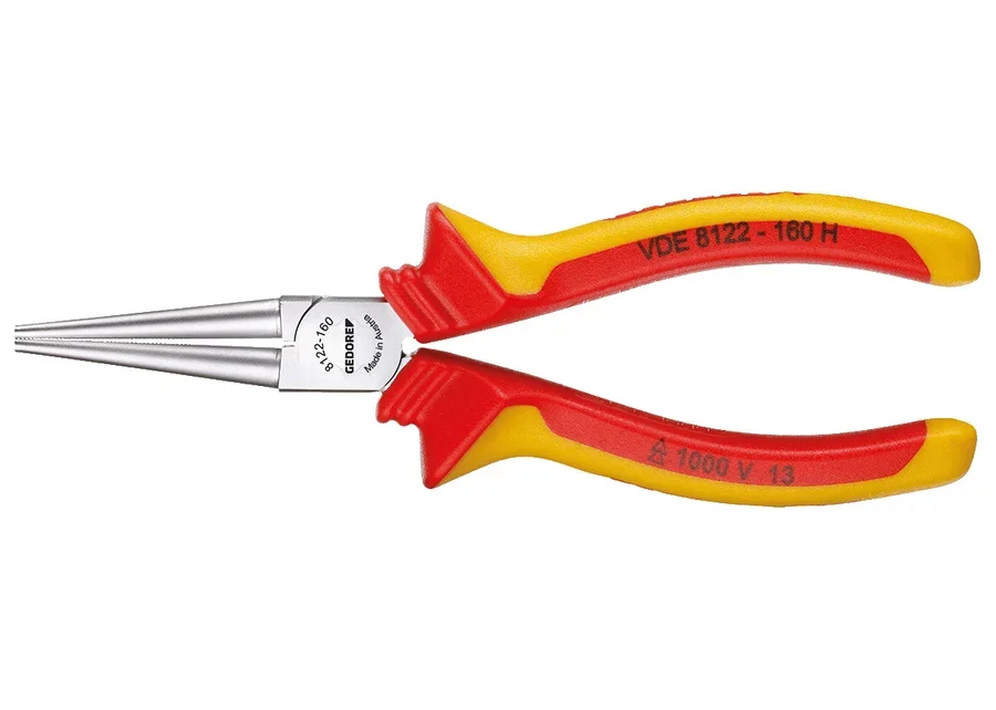 GEDORE VDE round-nose pliers with sleeve insulation, catalogue image