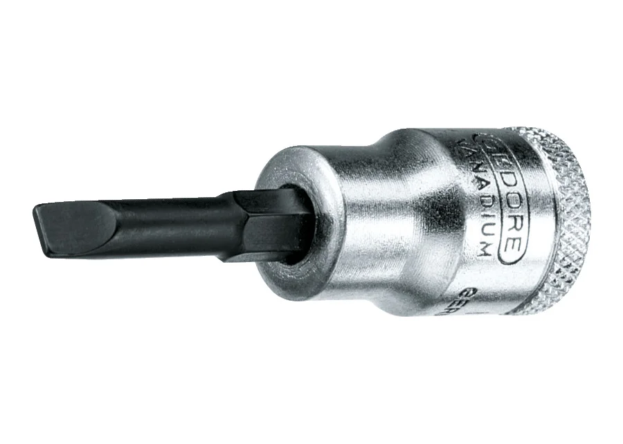 GEDORE 3/8" screwdriver bit socket for slotted screws, catalog image no. 3