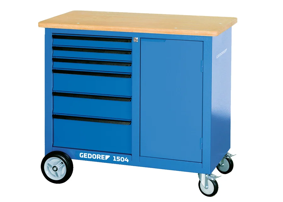 GEDORE rolling workbench, 6 drawers, catalog image