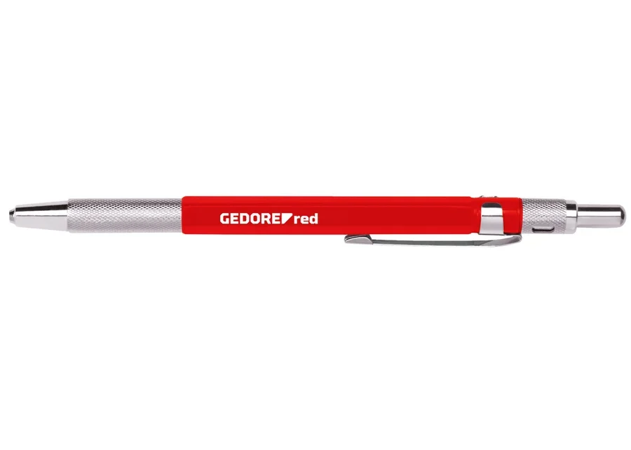 GEDOREred carbide scriber with clip, catalog image