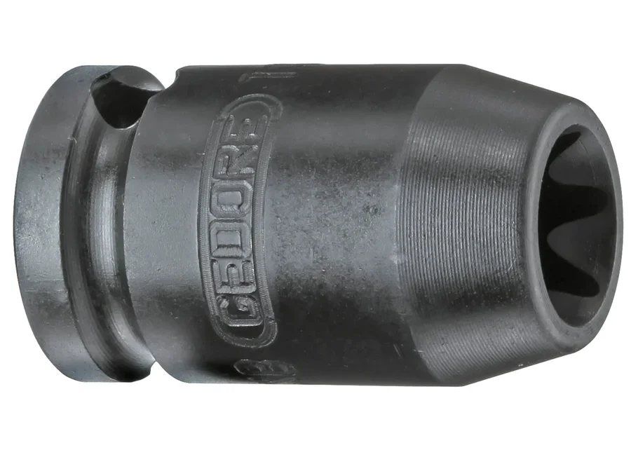 GEDORE 3/8" impact socket for external TX screws, catalogue image