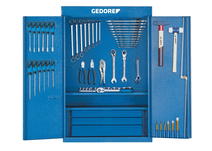 GEDORE universal tool assortment, 100-piece, catalog image