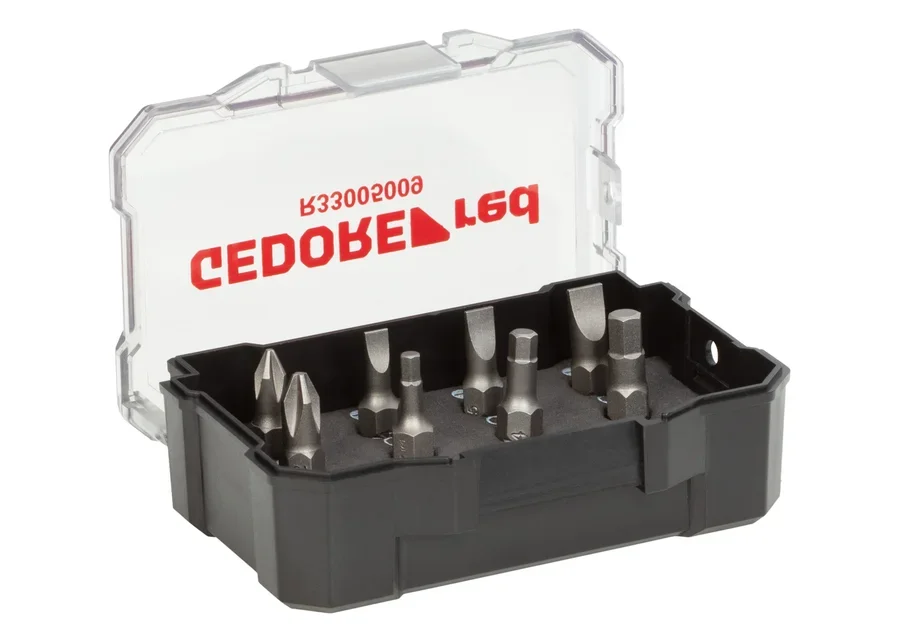 GEDOREred 9-piece 1/4" bit box, product image no. 3