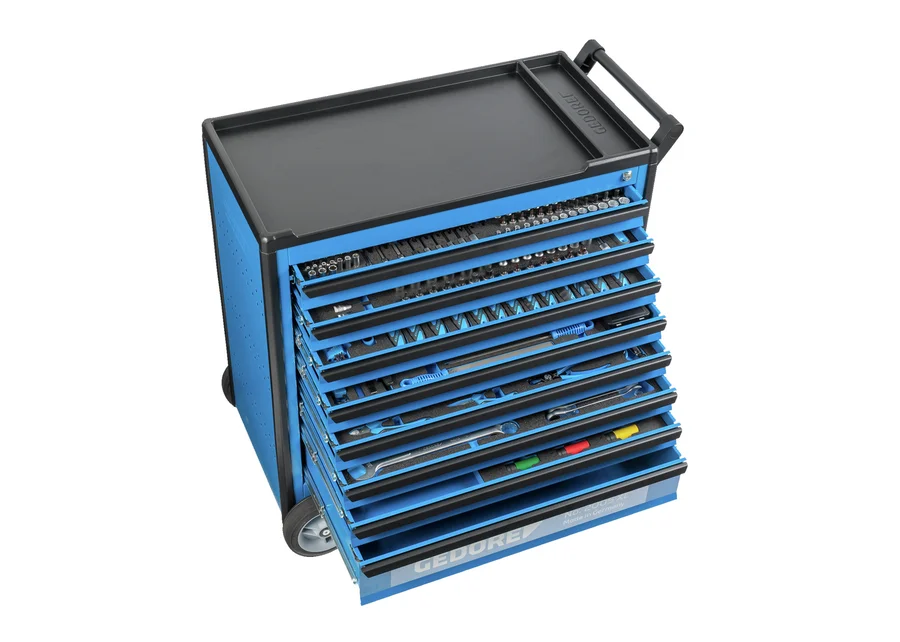 GEDORE Werkzeugwagen mit PKW Sortiment 466-teilig, Produktbild Nummer 2