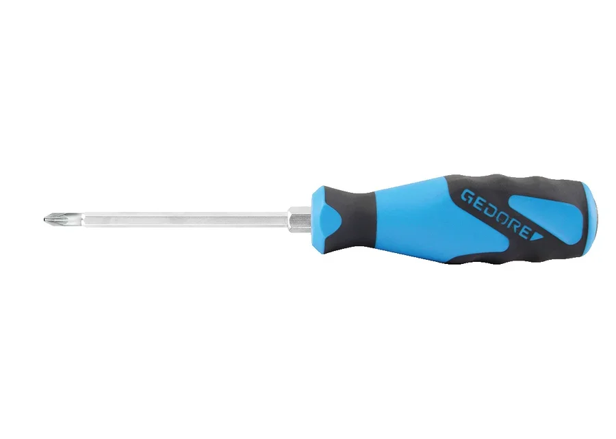 GEDORE 3K screwdriver with striking cap for PZ Pozidriv screws, catalogue image