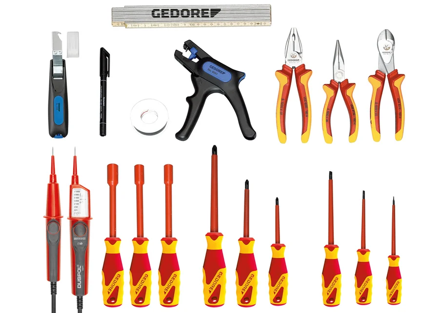 GEDORE electrical tool case, 18-piece, product image no. 1