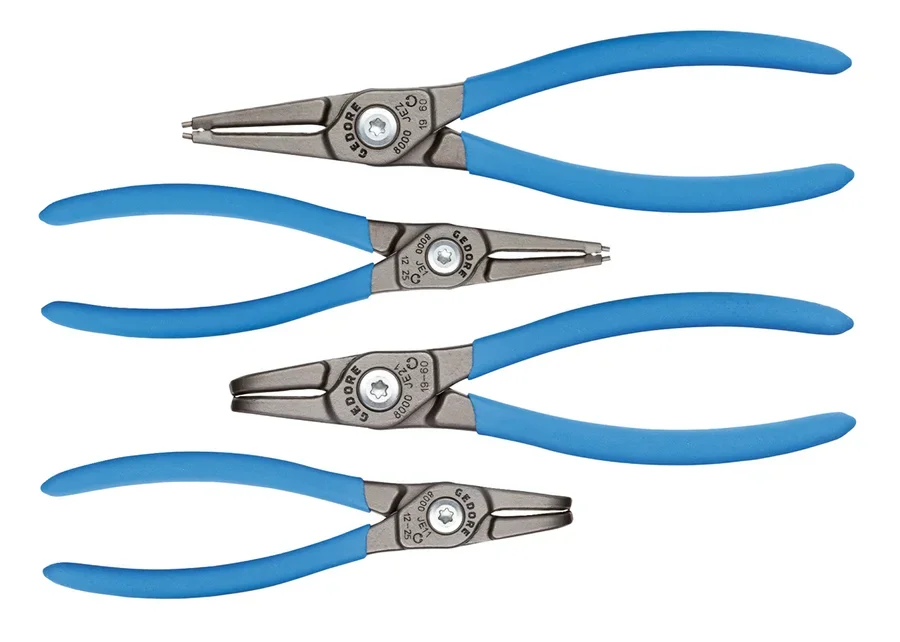 GEDORE 4-piece pliers set for internal retaining rings, catalogue image