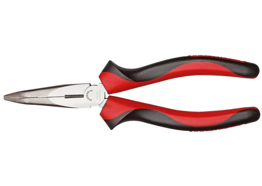GEDOREred bent long-nose pliers, catalog image