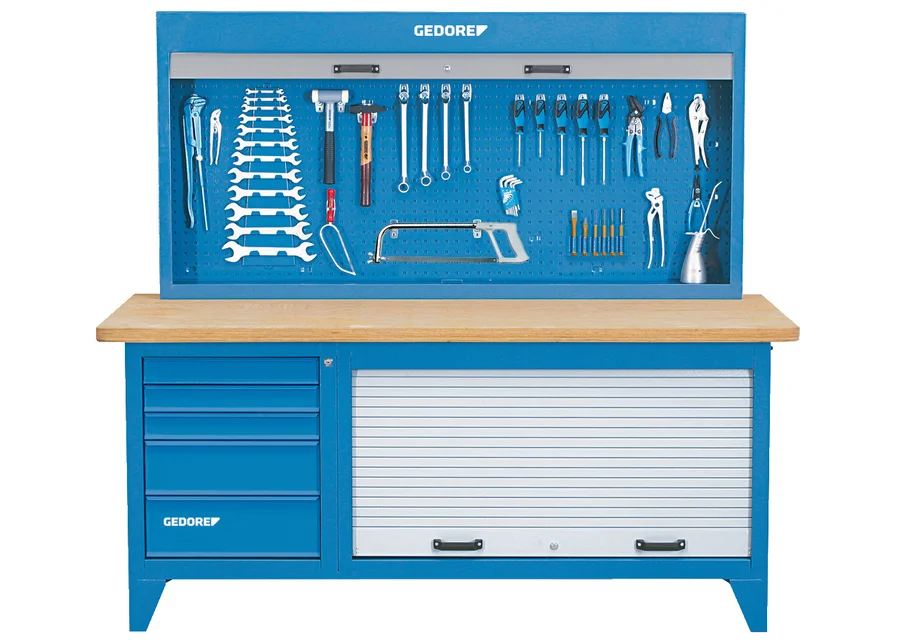 GEDORE combination of workbench and cabinet, product image