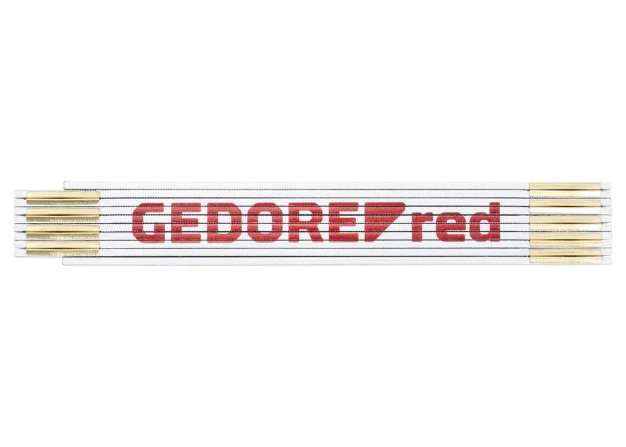 GEDOREred wooden folding rule, catalog image