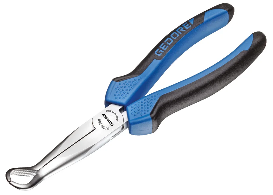 GEDORE mechanic's pliers without cutter, angled at 30°, product image no. 1
