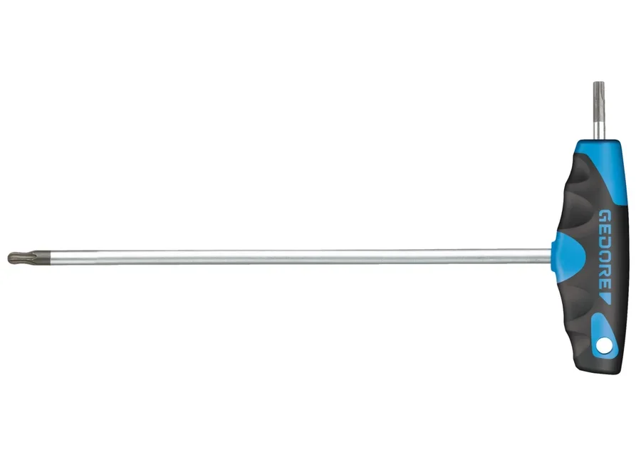 GEDORE angle screwdriver with 2K T-handle for internal TX screws, catalog image