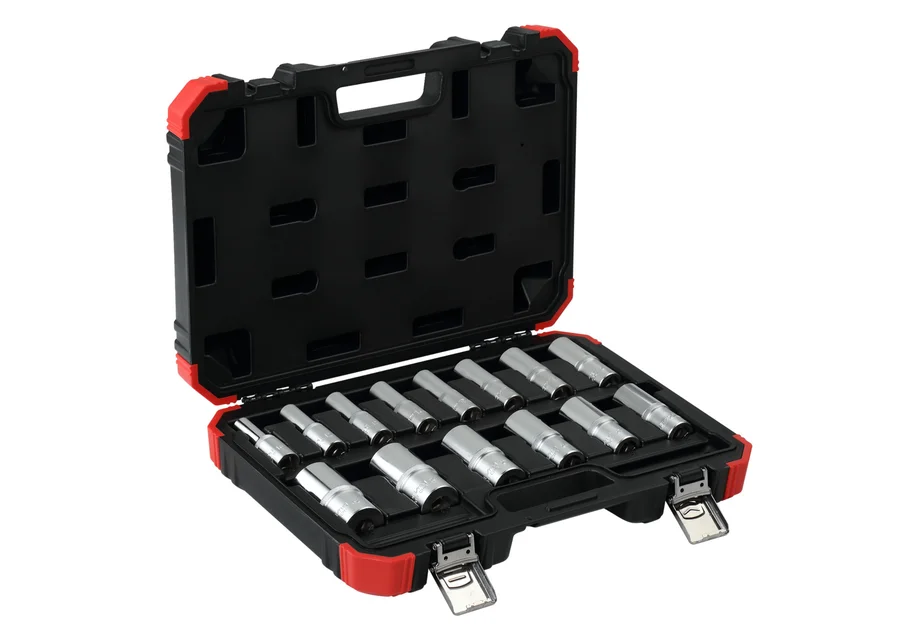 GEDOREred Steckschlüssel-Satz 1/2" lang, 14-teilig, Produktbild Nummer 2